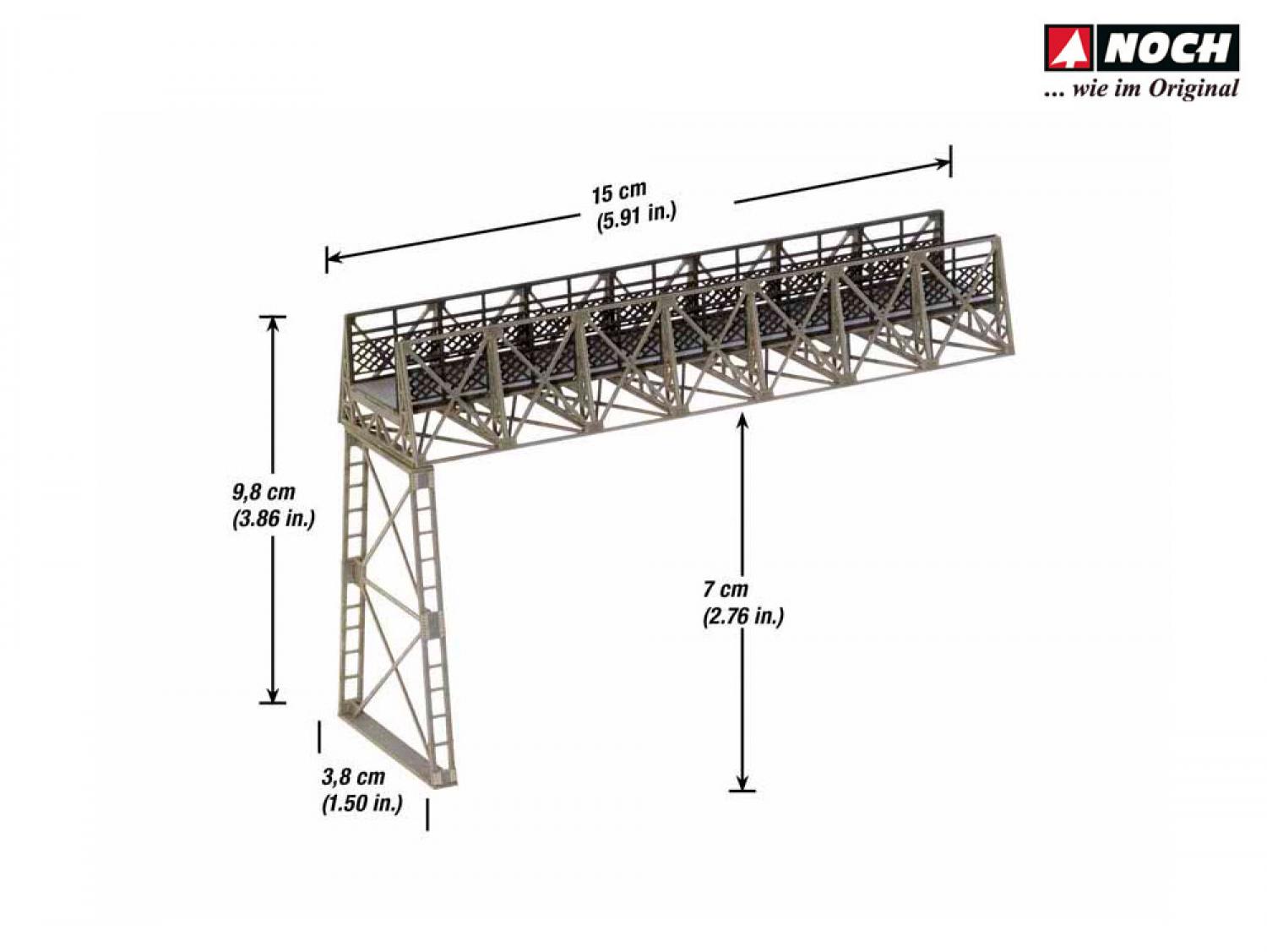 NOCH 67071 Fußgängerübergang Anbau LaserCut (H0)