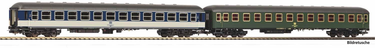 Piko 28324 2er Set Personenwg. 2x 2. Kl. DB IV