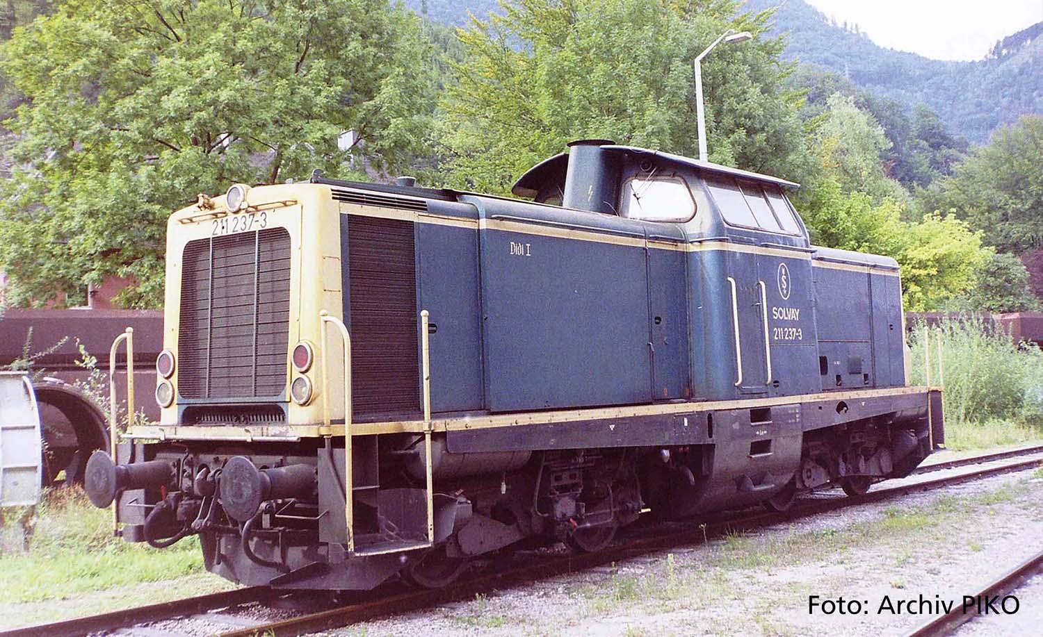 PIKO 52332 ~Diesellok  BR 211 Solvay (AC/mfx/Sound)