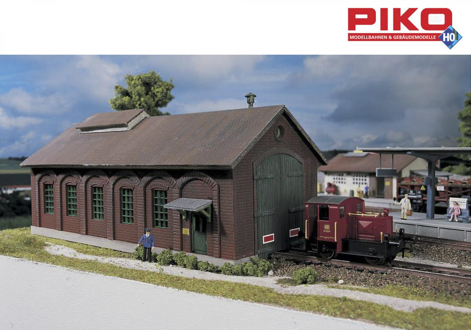 Piko 61823 H0 Lokschuppen Burgstein