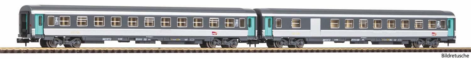 Piko 94508 N-2er Set Abteilwg. 2.Kl.+ Gepäckabteil SNCF