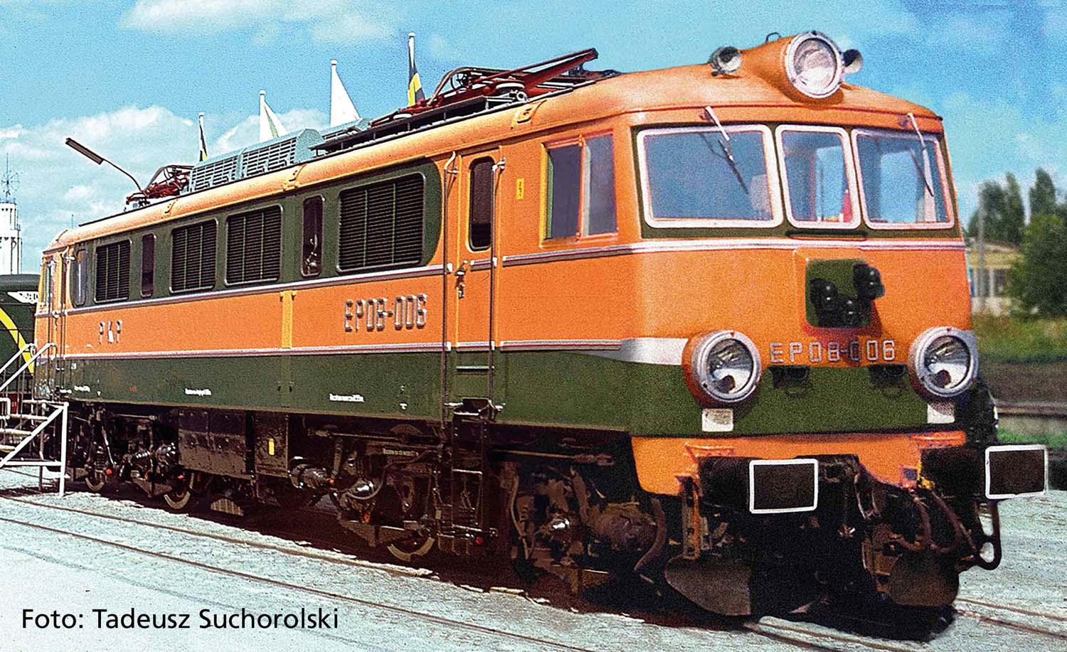 PIKO 96394 E-Lok/Sound EP08 PKP IV + PluX22 Dec.