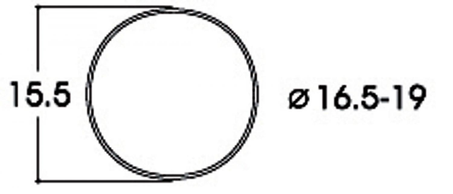 Roco 40072 Haftrings.10Stk.16,5 bis 19mm