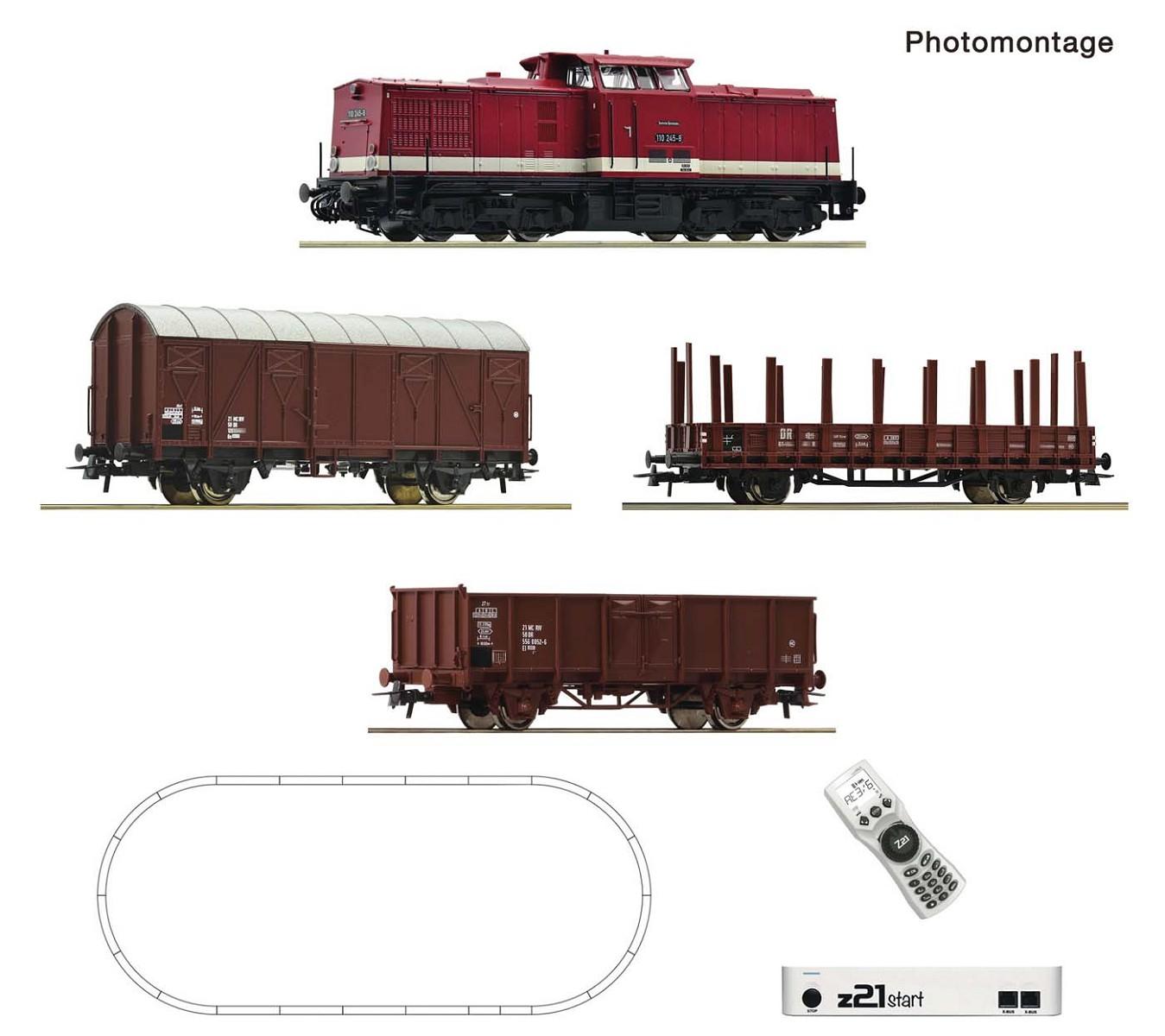 Roco 5110009 Digitalset z21: BR 110 Güterzug, DR DCC