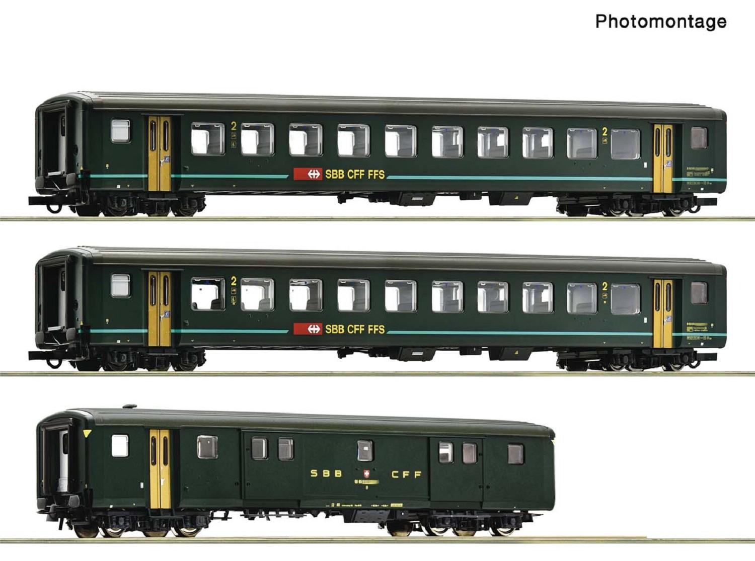 Roco 6200090 Wagen-Set 1 „IR 1617“, SBB DC