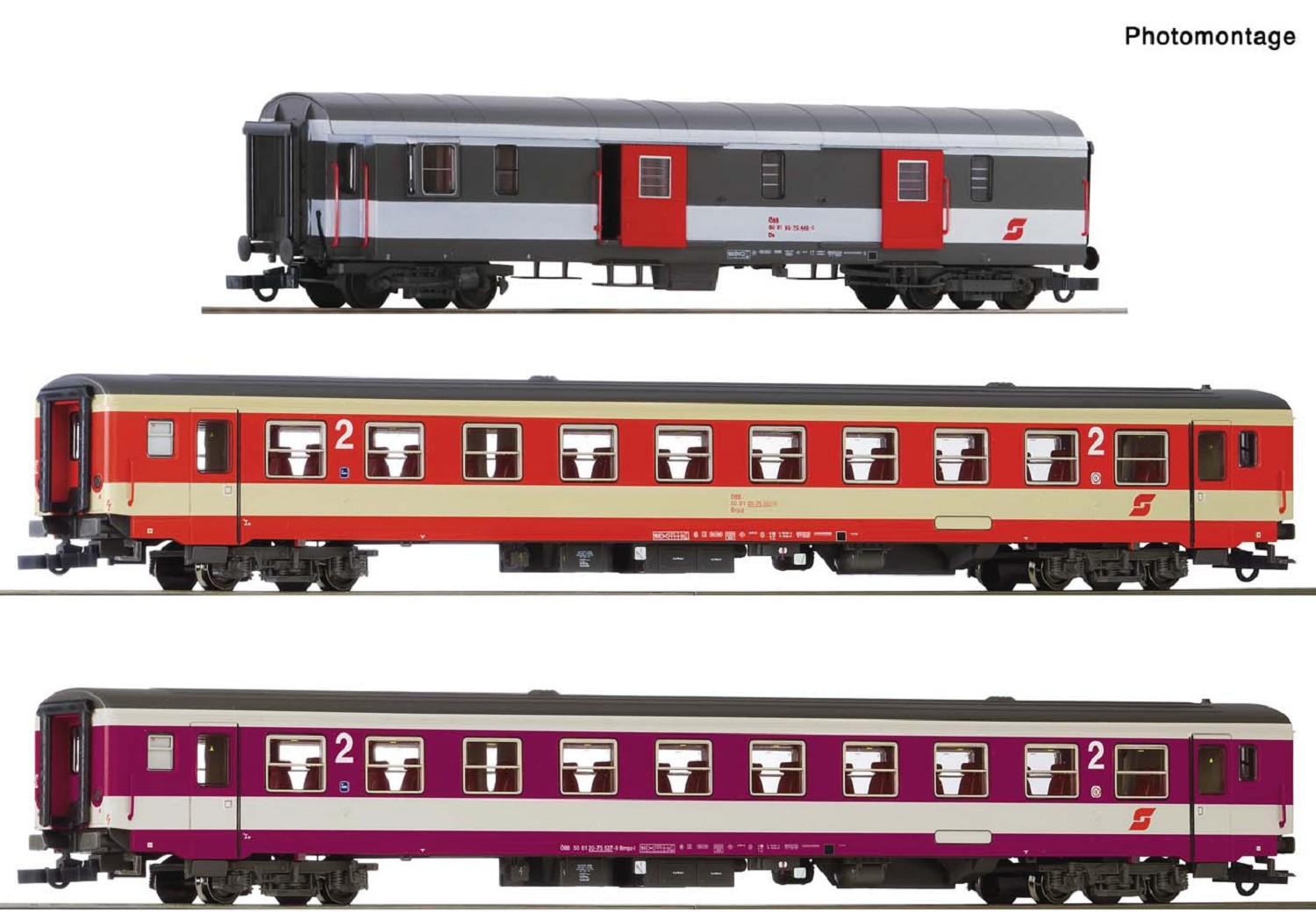 Roco 6200127 Schnellzug-Set 1 „D 704“, ÖBB DC
