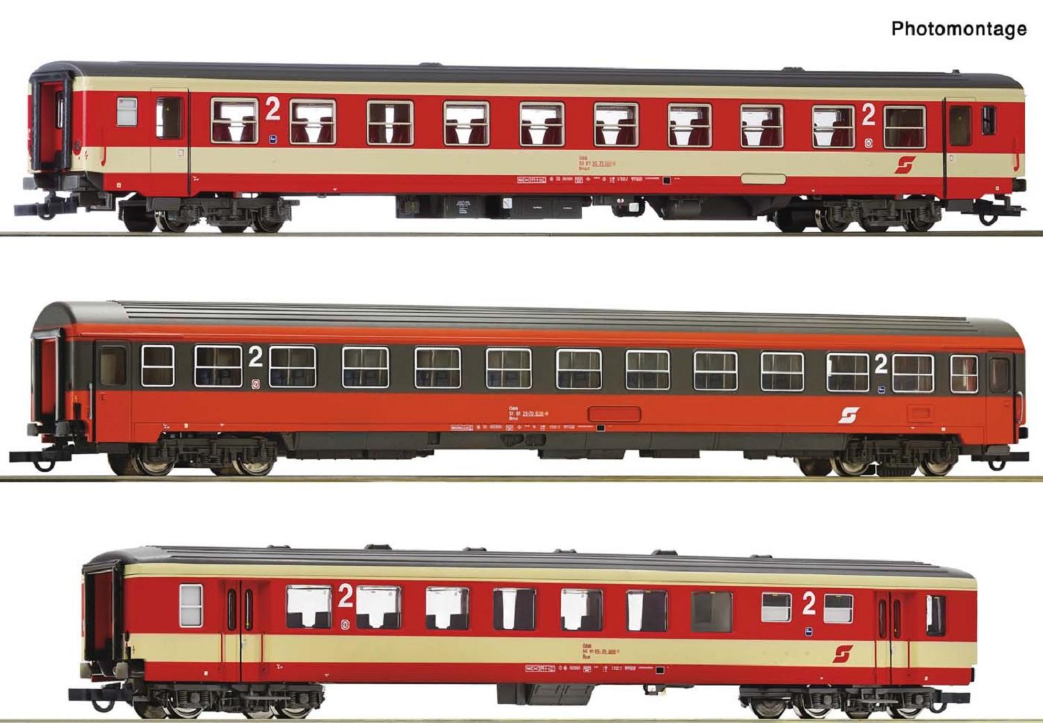 Roco 6200128 Schnellzug-Set 2 „D 704“, ÖBB DC