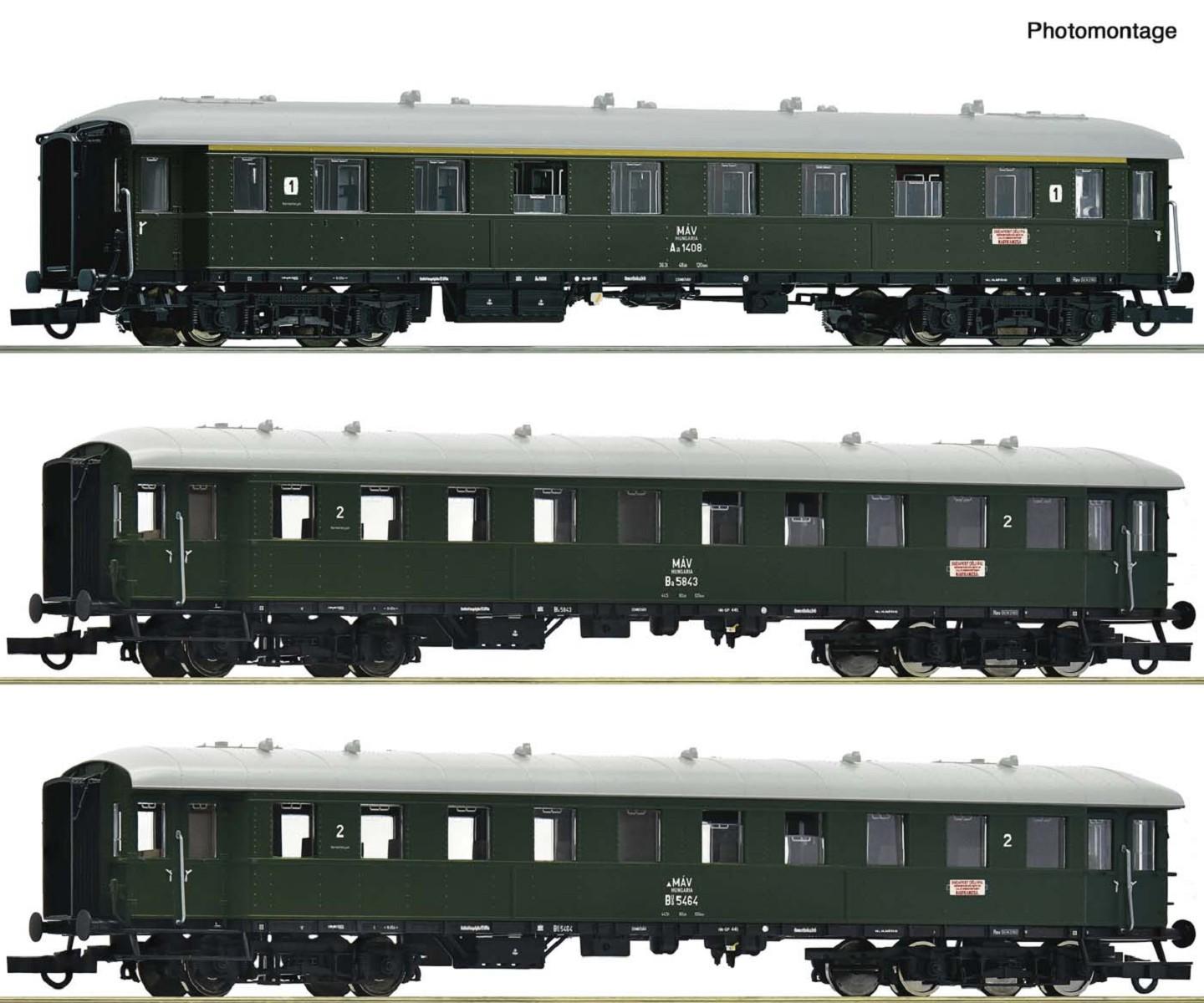 Roco 6200132 Personenwagen-Set MAV DC