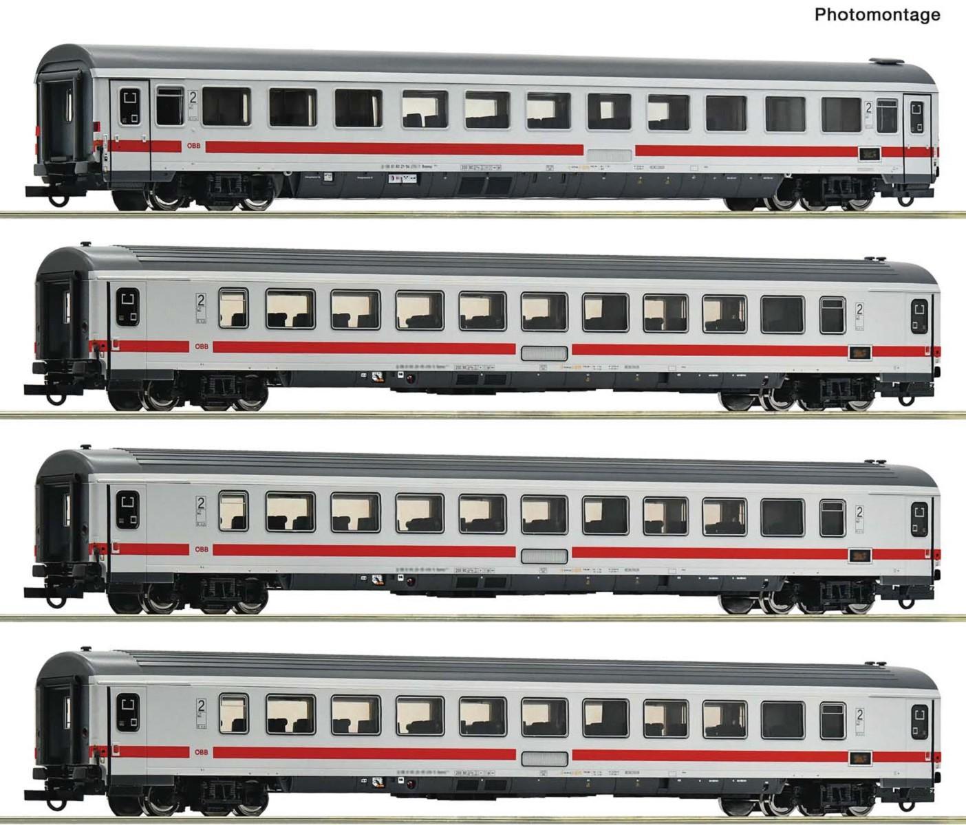 Roco 6200187 Schnellzugwagen-Set ÖBB DC