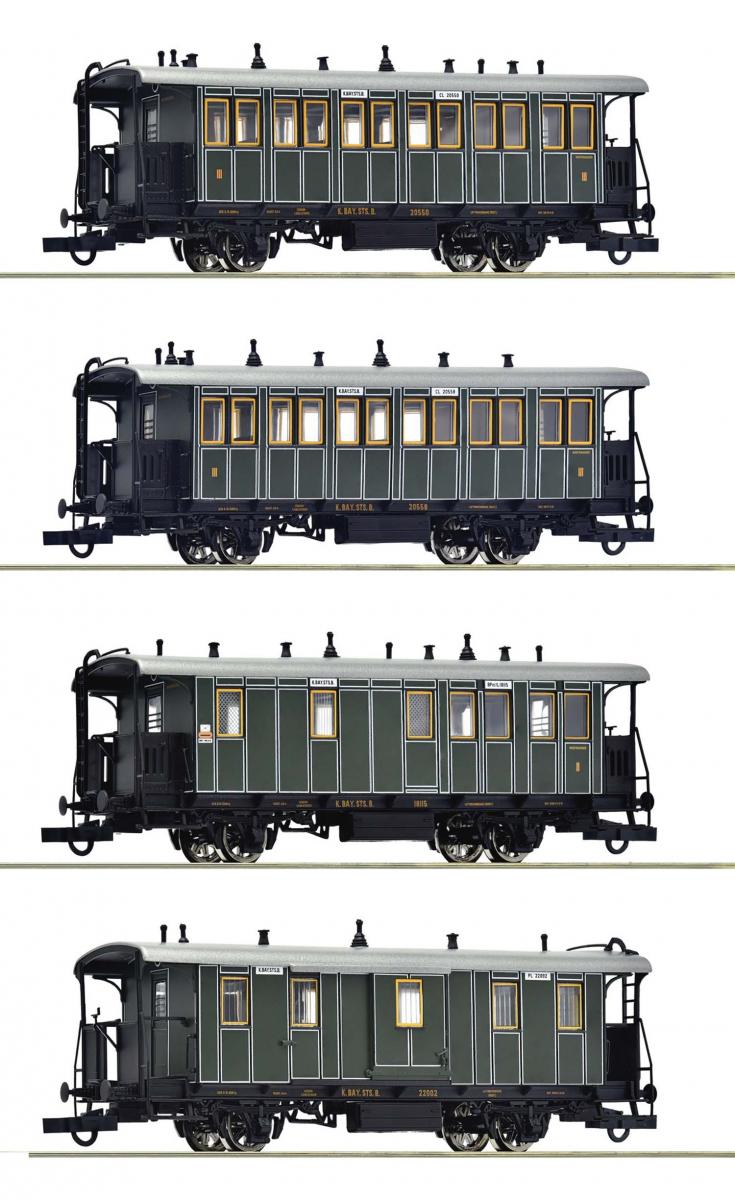 Roco 6200197 4er Set Personenzug Kbaystb