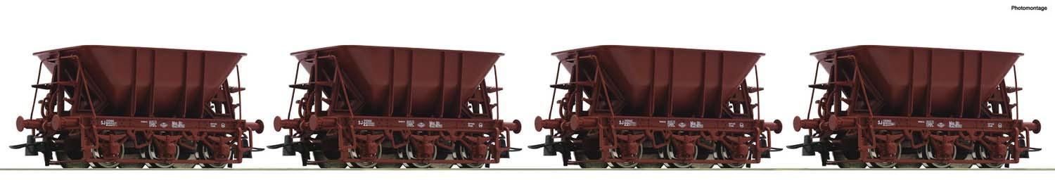 Roco 6600068 4er Set Erzwagen Mas SJ #1