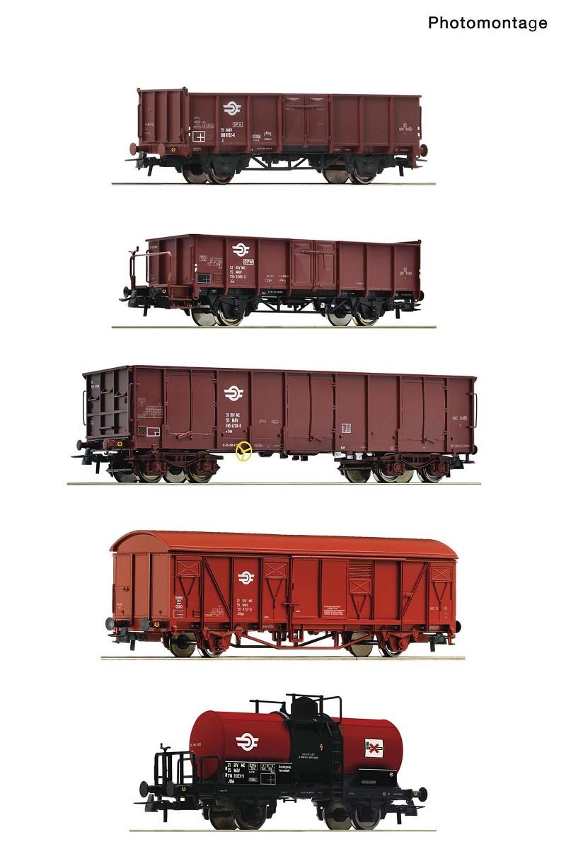Roco 6600126 Güterzug-Set MAV DC