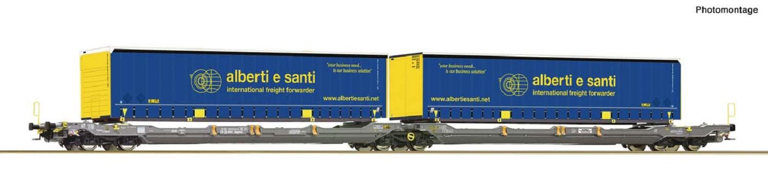 Roco 6600137 DT-Gelenkwagen T3000e, Hupac DC