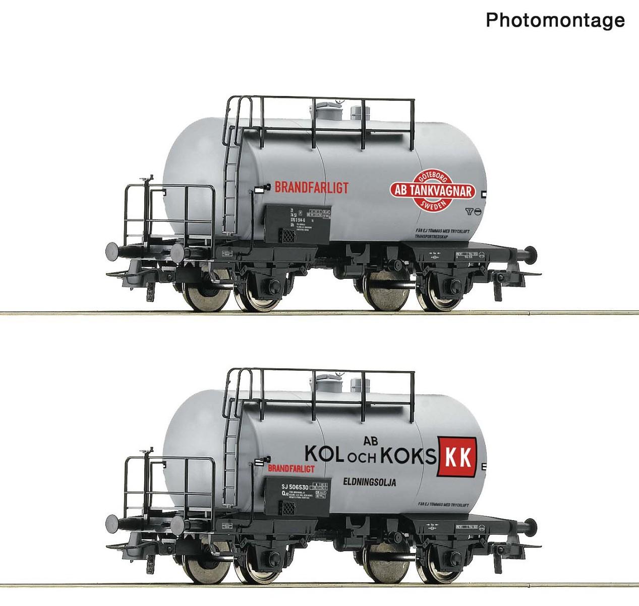 Roco 6600193 Kesselwagen-Set SJ DC