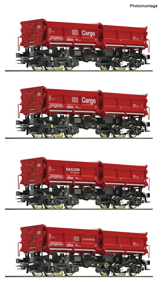 Roco 6600202 Muldenkippwagen-Set DB AG DC