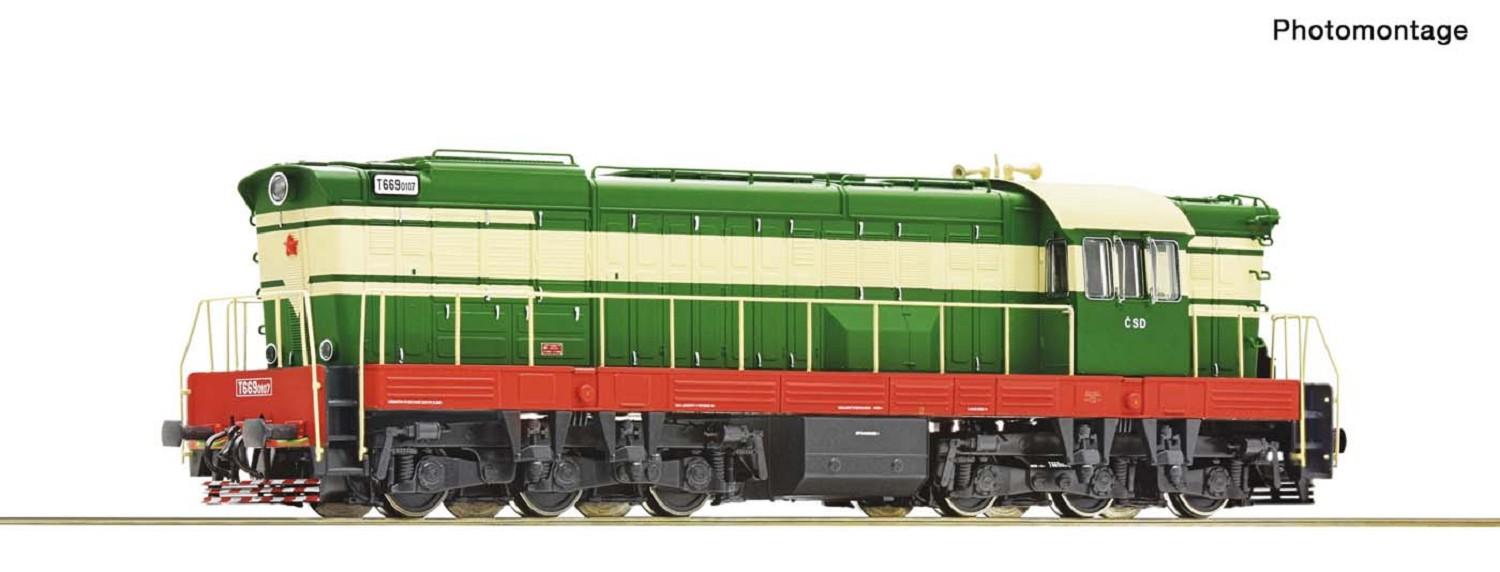 Roco 7300012 Diesellok T 669.0107 CSD DC