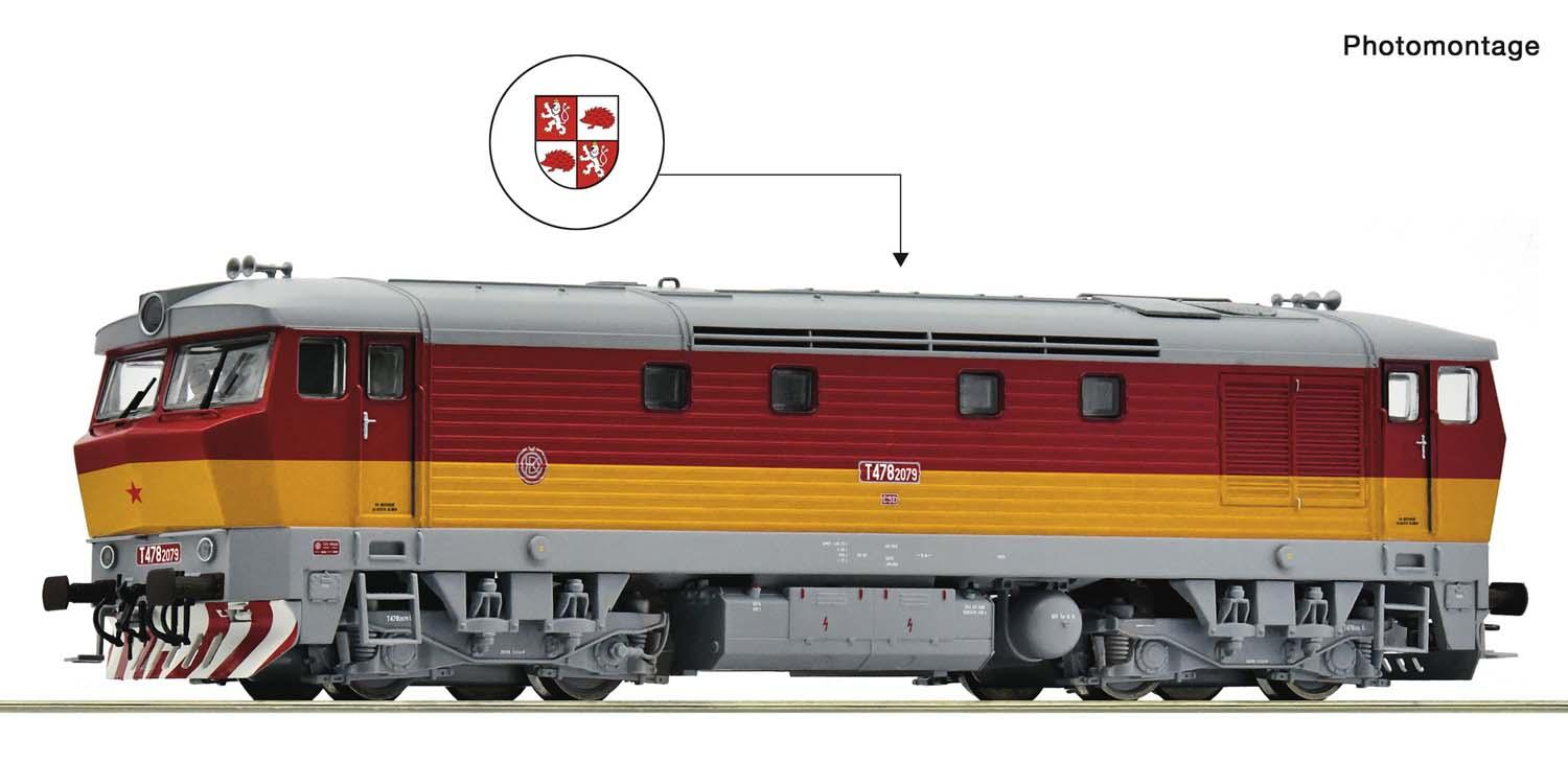 Roco 7310090 Diesellok T478 CSD DC-Snd.