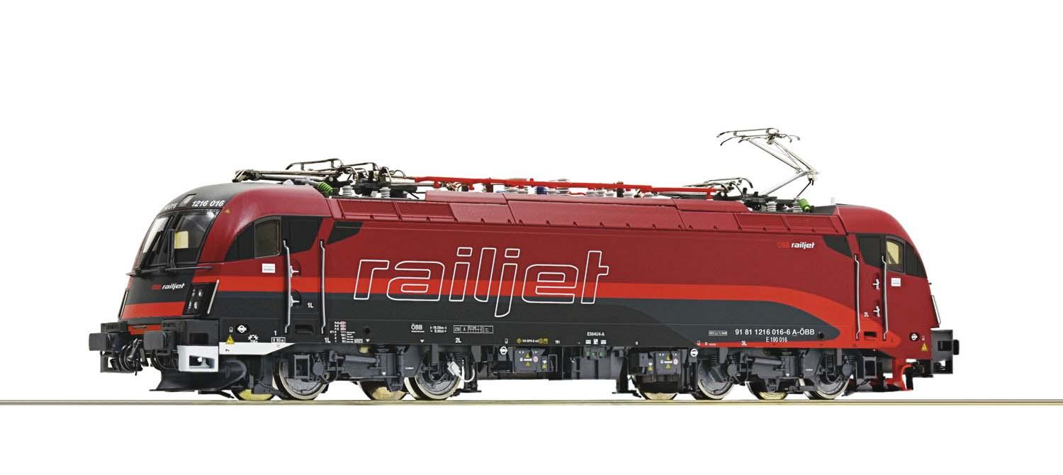 Roco 7500182 E-Lok Rh 1216 Railjet ÖBB DC
