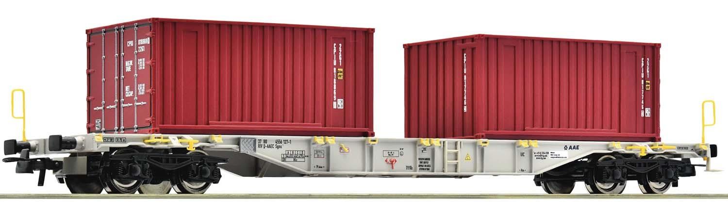 Roco 77345 Cont.Tragw. AAE+Container
