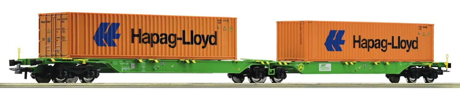Roco 77370 Doppeltragw. SETG + Container