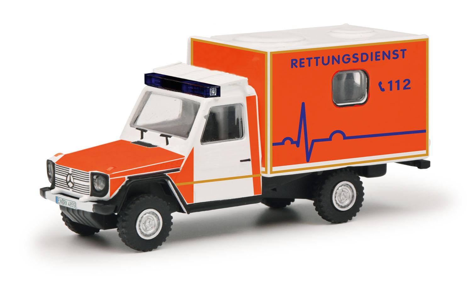 Schuco 452674300 MB G-Modell "Rettungsdienst" 1:87