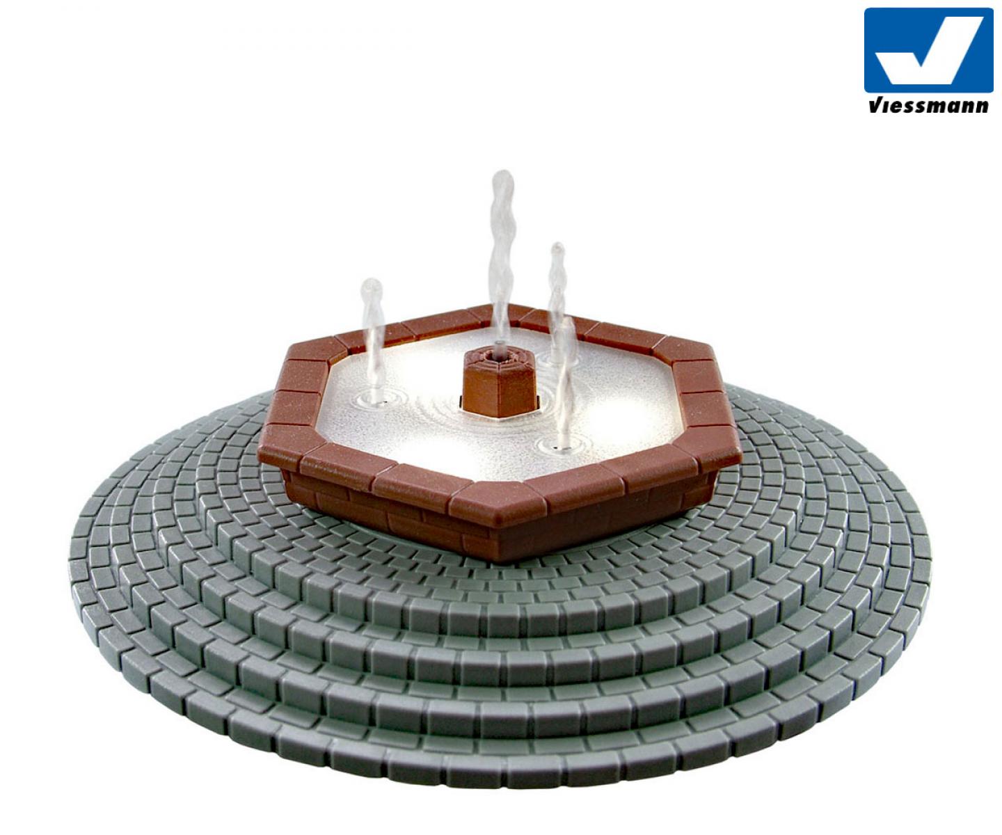 Viessmann 1316 H0 Zierbrunnen m. Bel.