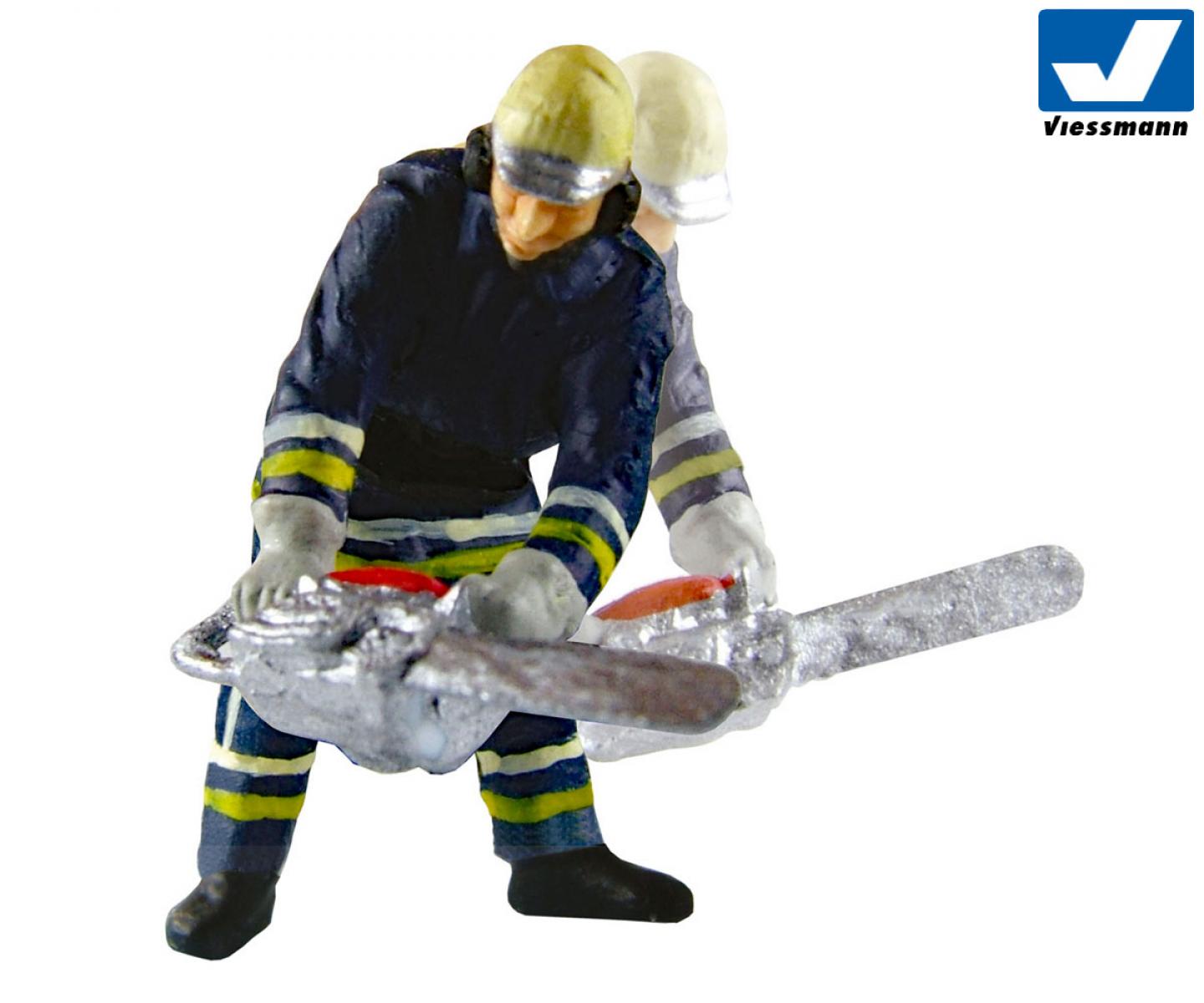 Viessmann 1541 H0 Feuerwehrm. m.Kettensäge