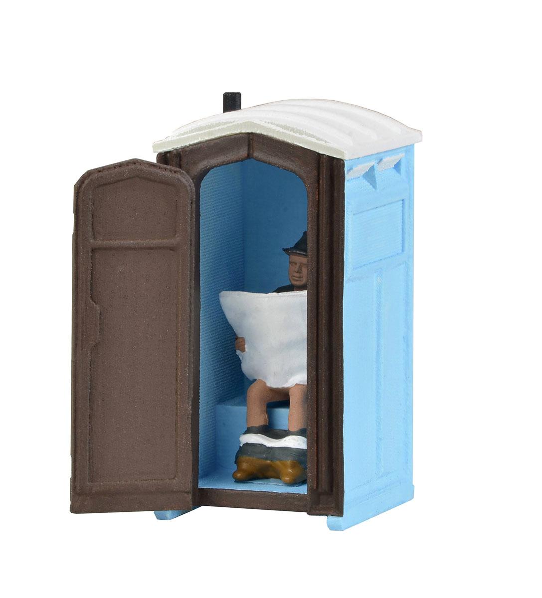 Viessmann 1545 H0 Baustellen-Toilette, bew.