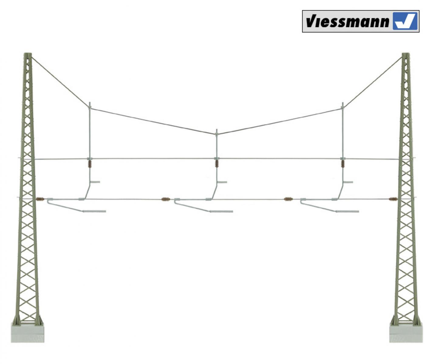 Viessmann 4162 H0 Quertragwerk f. 3 Gleise
