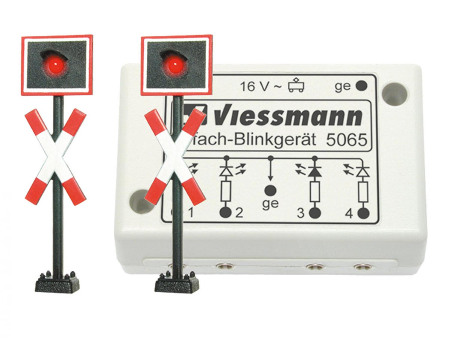 Viessmann 5060 H0 Andreaskreuze, 2 St+Blink.