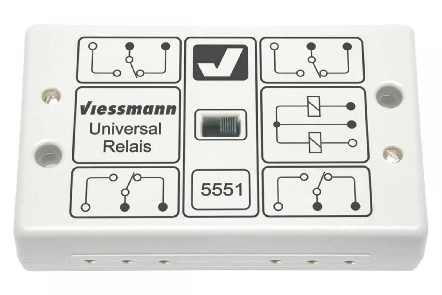 Viessmann 5551 Universal Relais 1x4UM