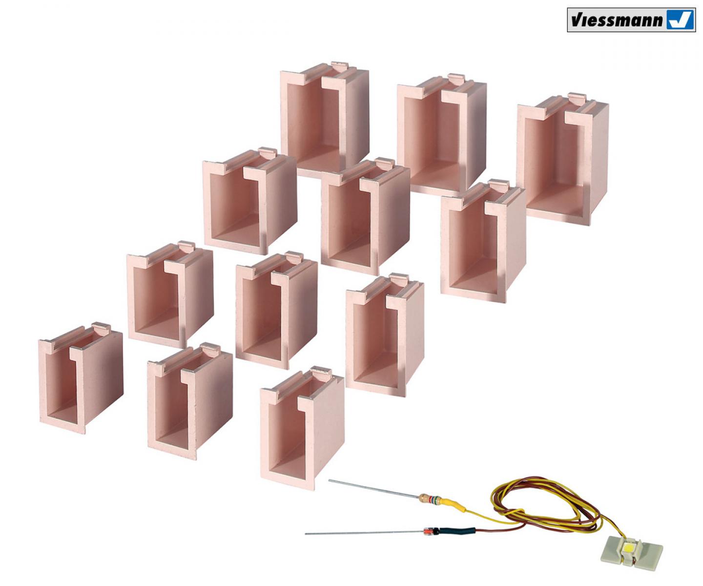Viessmann 6005 Hausbel.-Startset, 12 Boxen