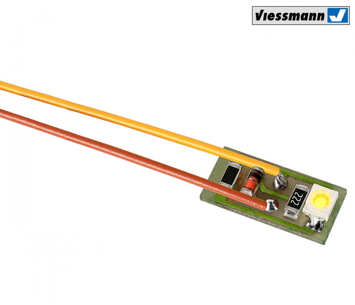 Viessmann 6006 Hausbel.1 LED weis, 10x