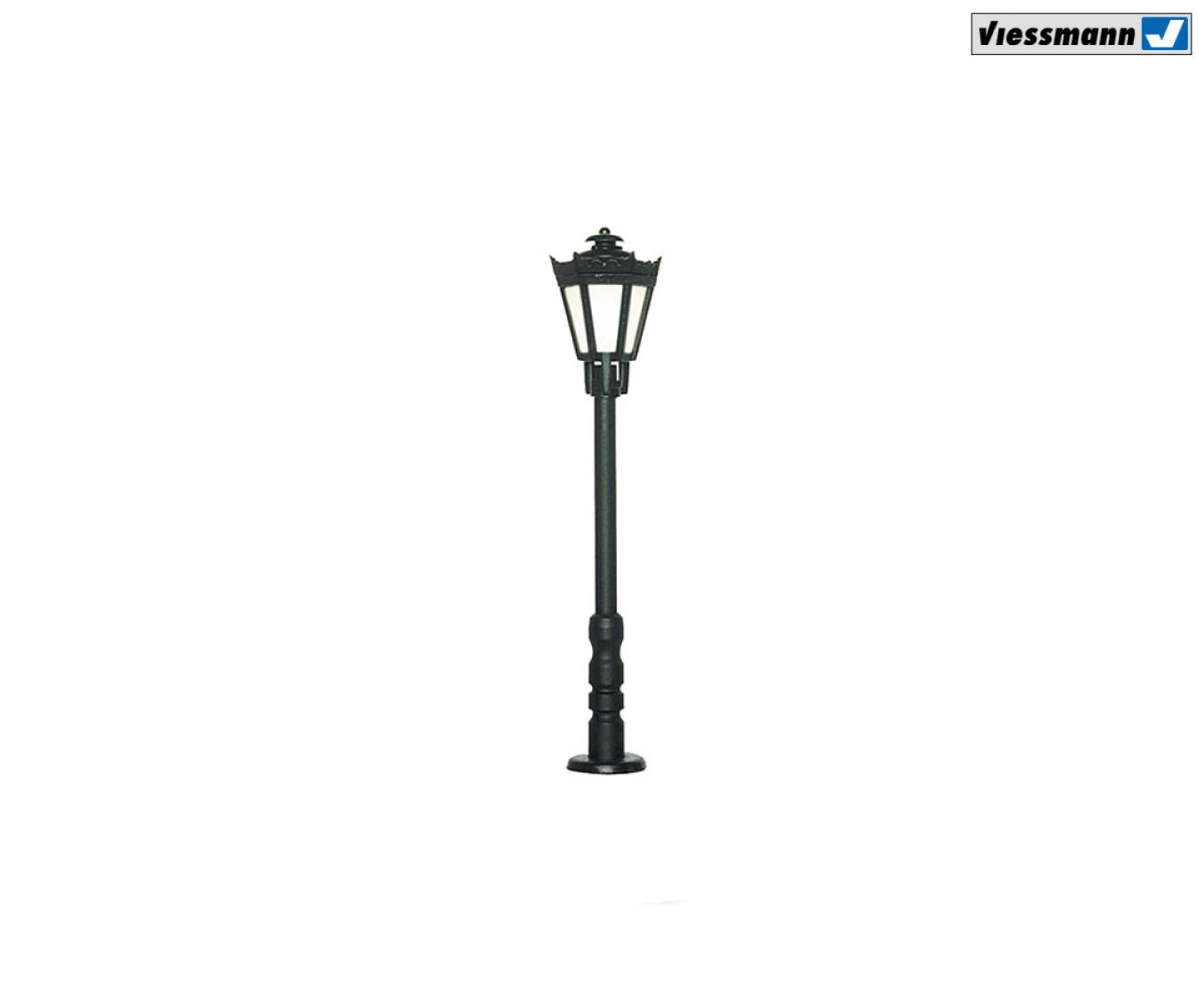 Viessmann 6070 H0 Parklaterne schwarz LED