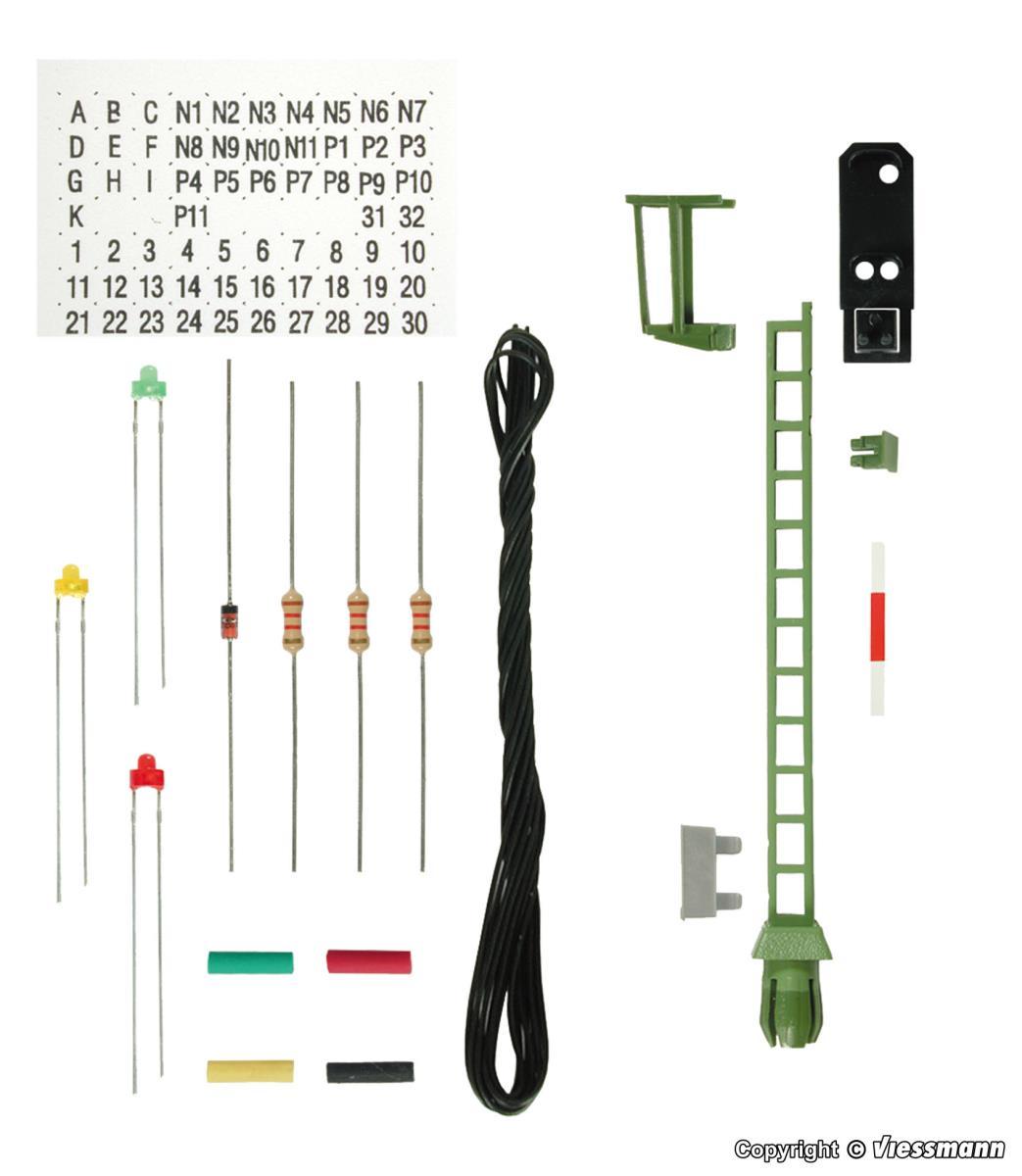 Viessmann 6732 H0 Bausatz Licht-Einfahrsig.