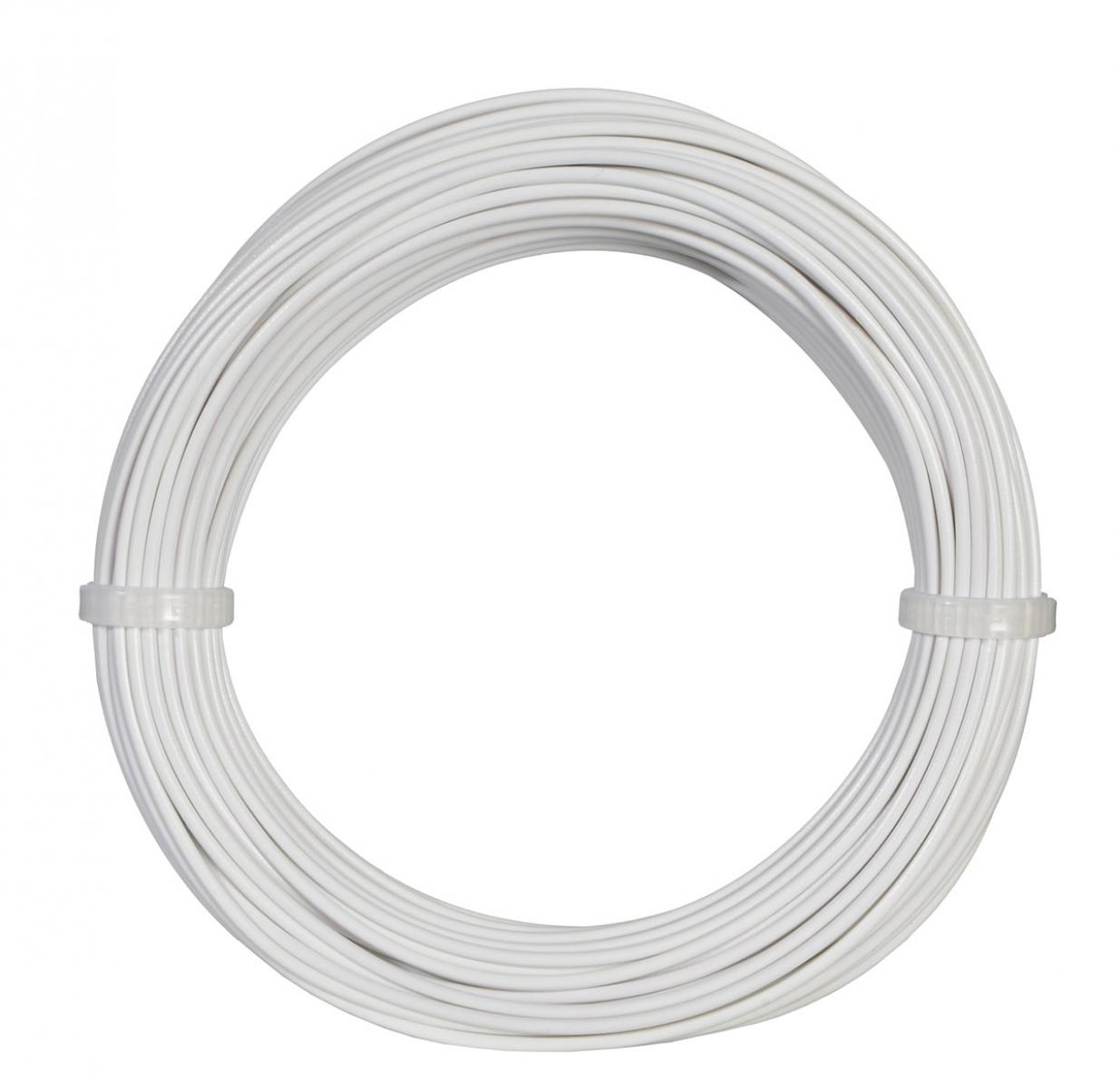 Viessmann 6862 Kabelring, 0,14mm, weiß, 10 m