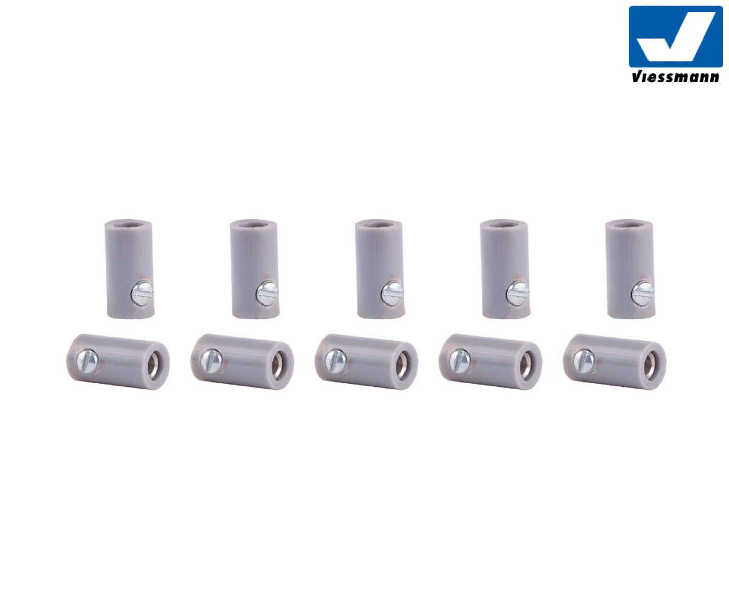 Viessmann 6885 Muffen grau, 10x