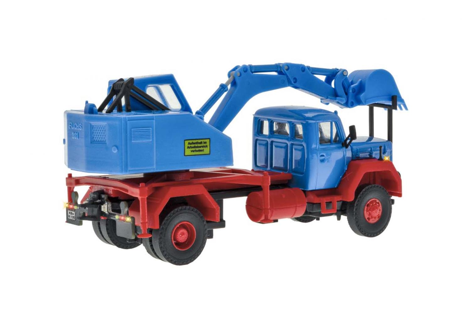 Viessmann 8135 H0 Magirus Deutz Eckh. Baggeraufb.