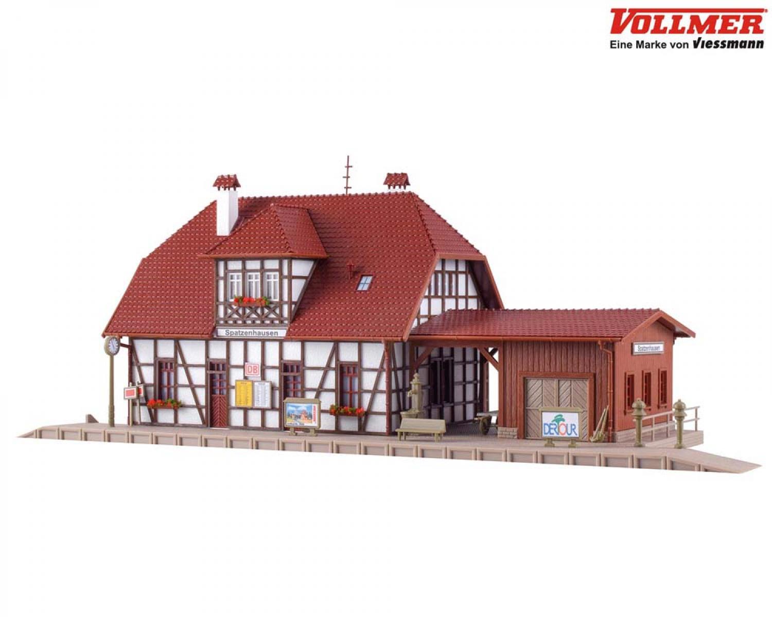 Vollmer 43501 H0 Bahnhof Spatzenhausen