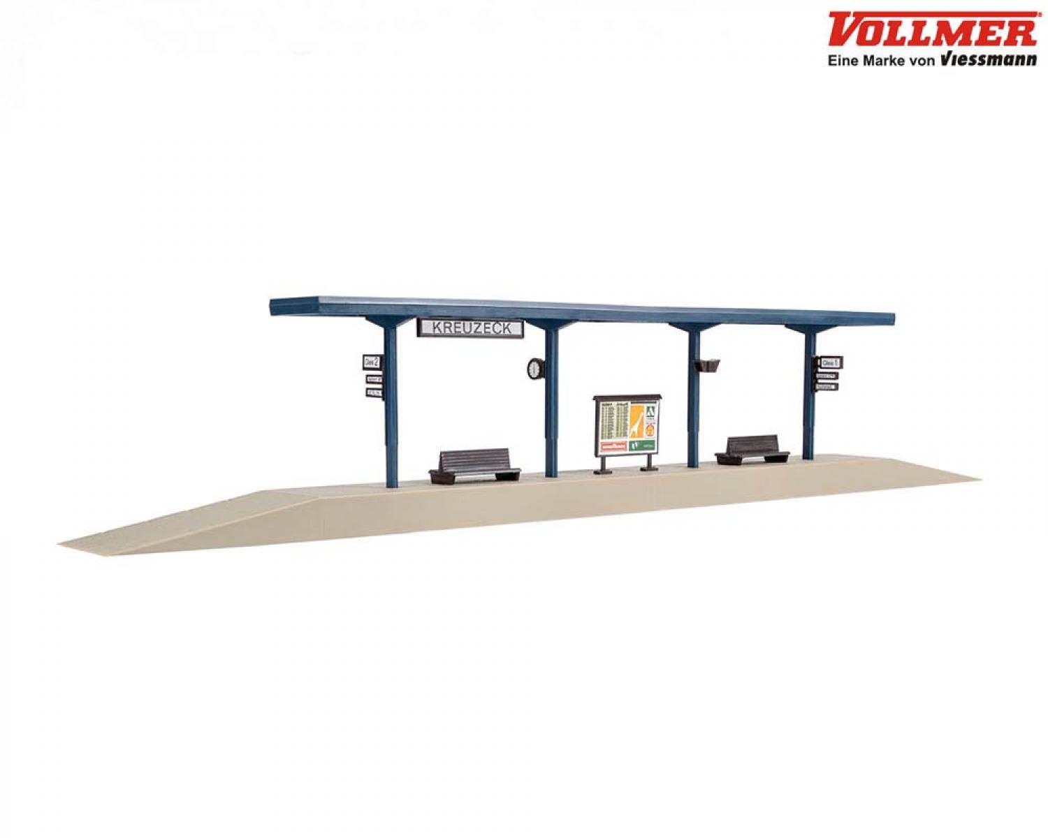 Vollmer 43537 H0 Bahnsteig 370 mm