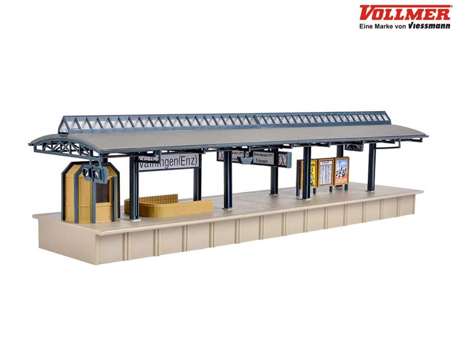 Vollmer 43542 H0 ICE-Bahnsteig Vaihingen, 1-teilig