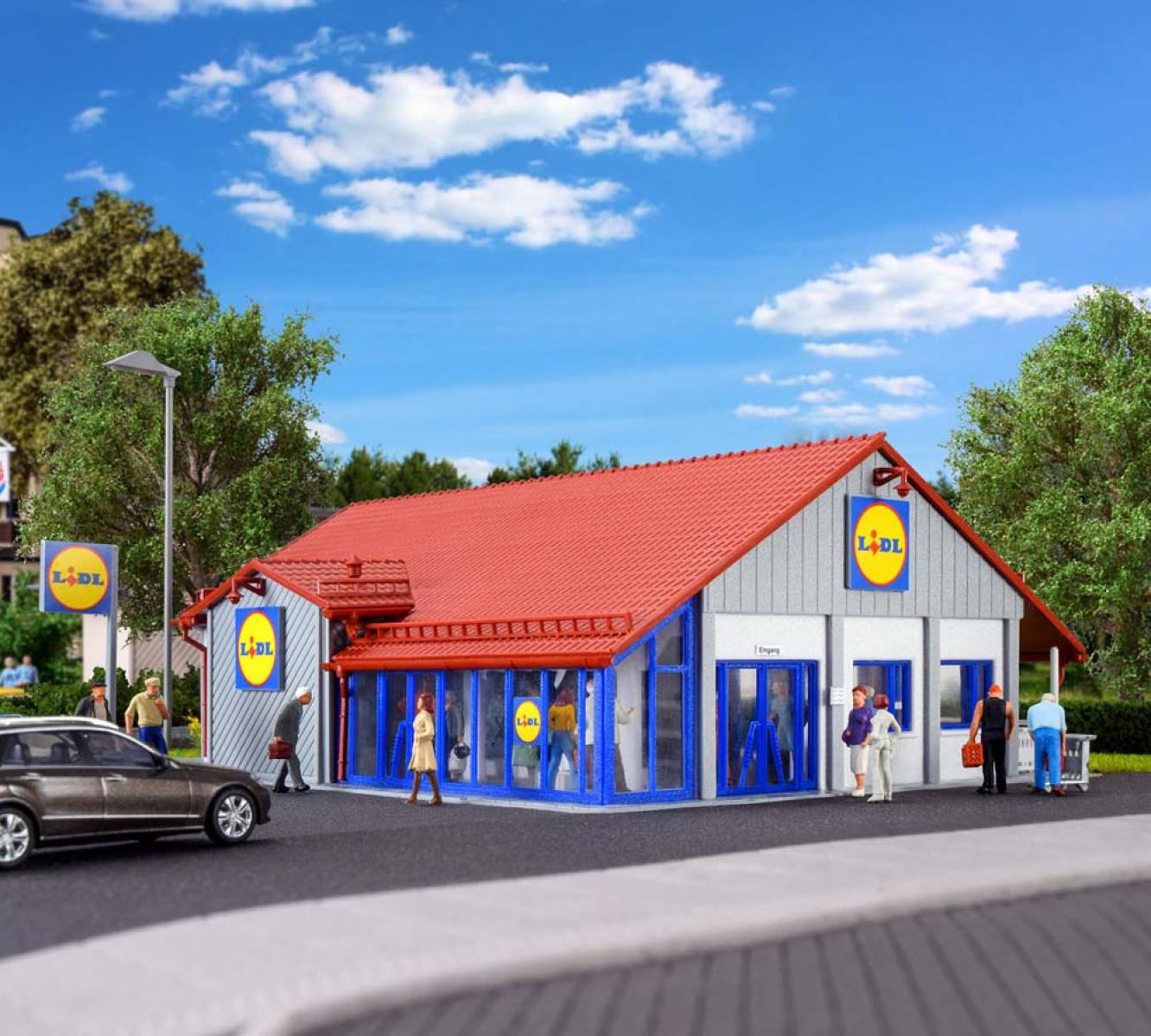 Vollmer 43662 H0 Supermarkt LIDL