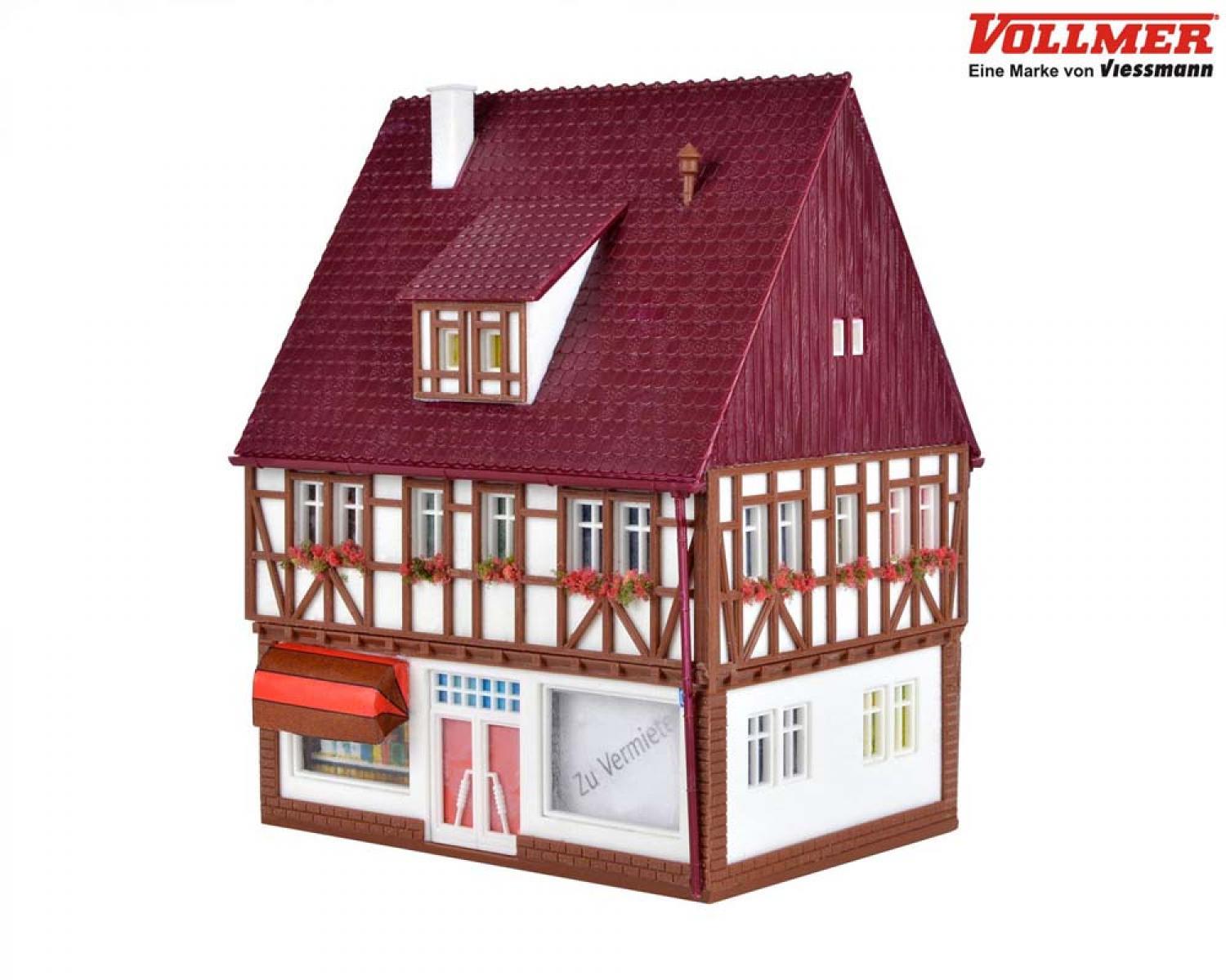 Vollmer 43669 H0 Buchhandlung Bahnhofstr.9
