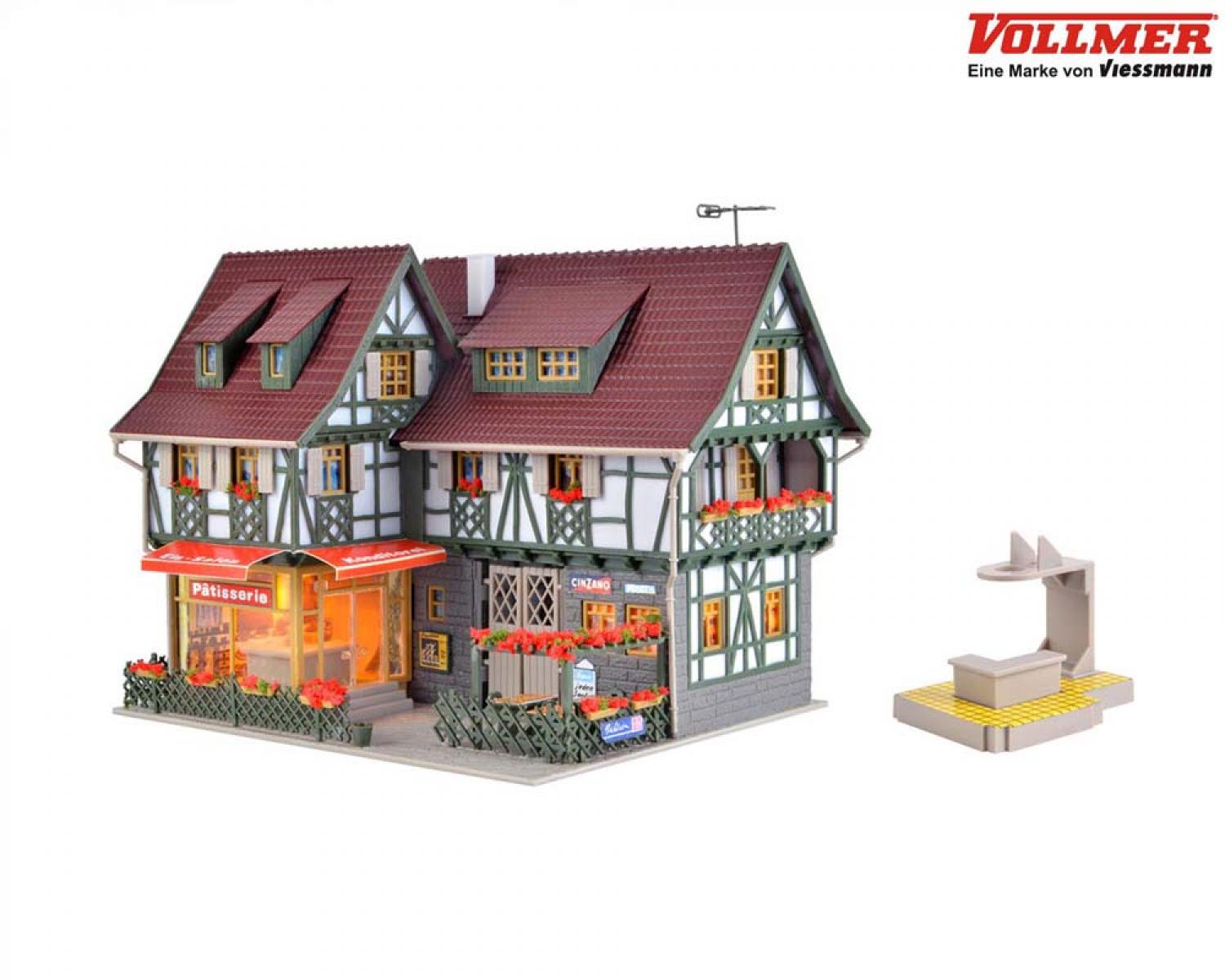 Vollmer 43683 H0 Konditorei mit Eissalon, I