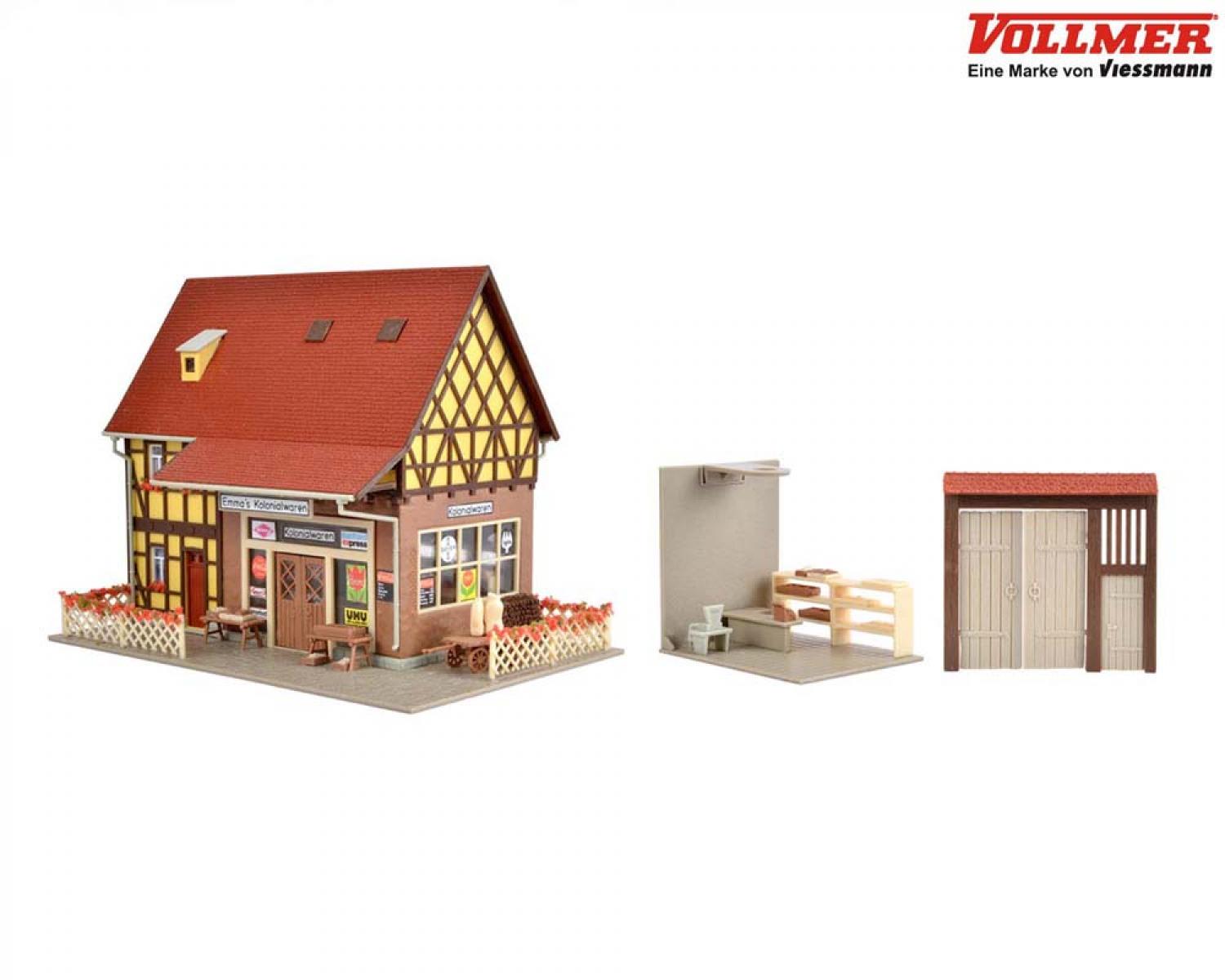 Vollmer 43688 H0 Tante Emma-Laden (LED)