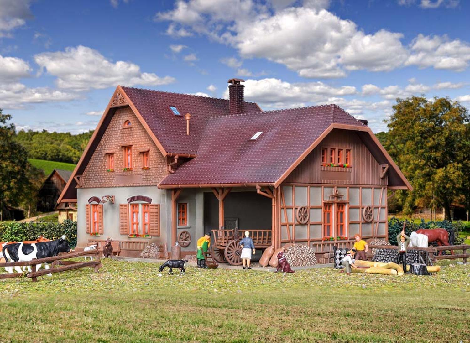 Vollmer 43744 H0 Bauernhaus mit Remise