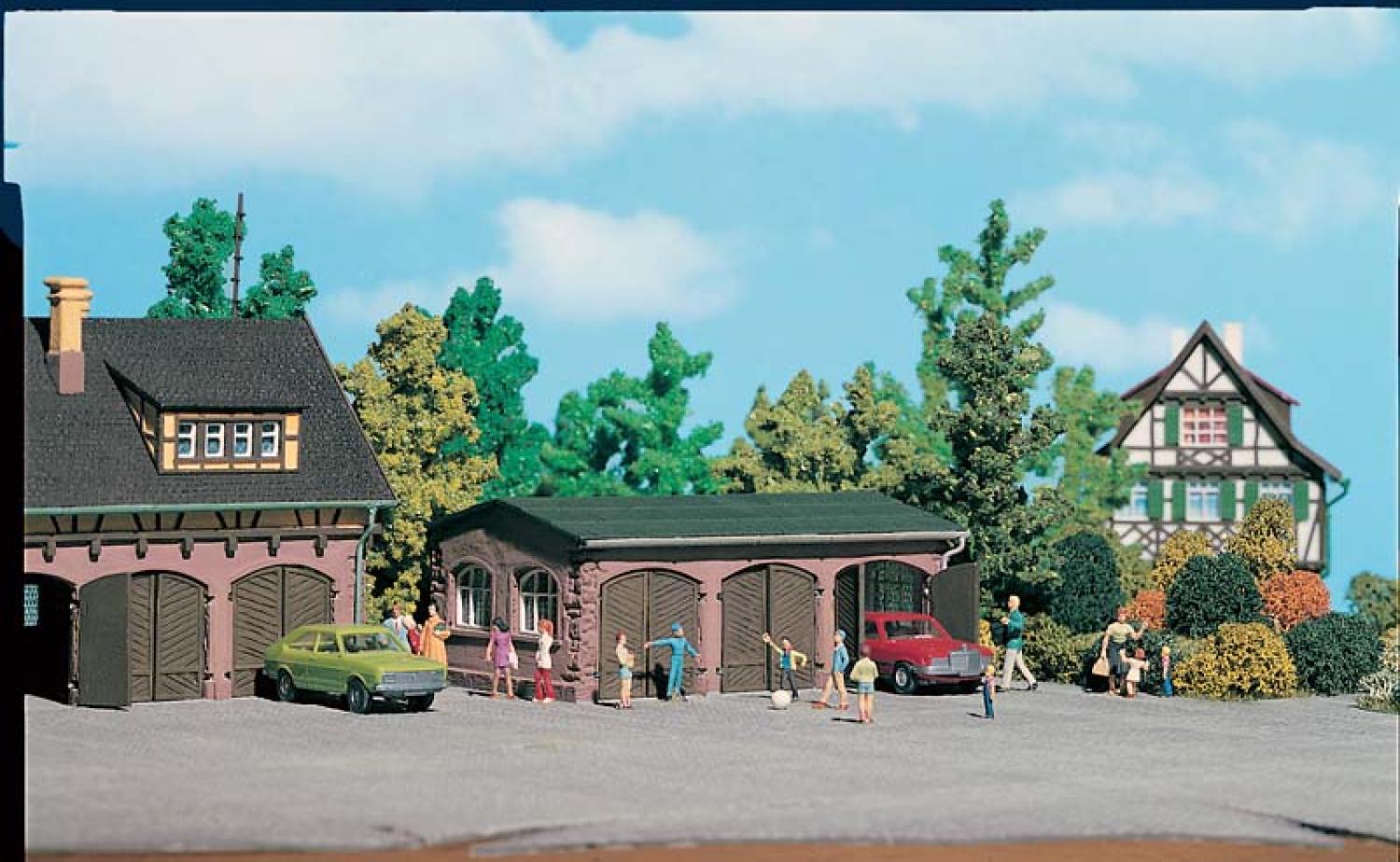 Vollmer 43757 H0 Garage, dreiständig