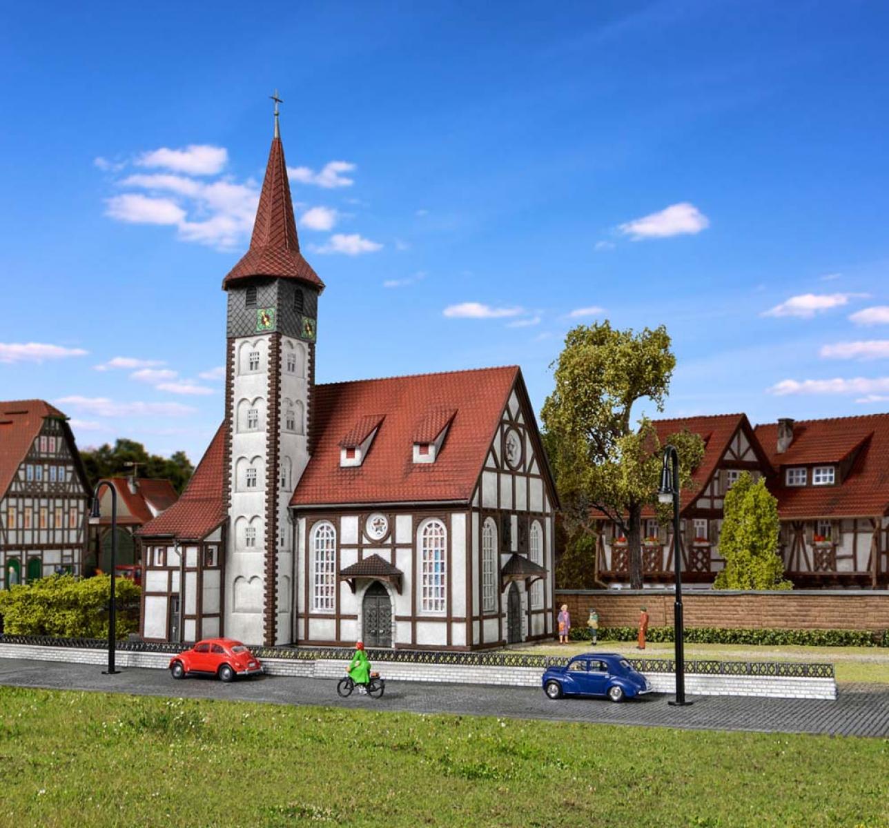 Vollmer 43768 H0 Fachwerkkirche Altbach