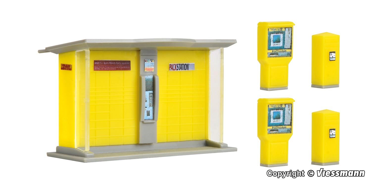 Vollmer 43777 H0 DHL-Packstation + Briefk.