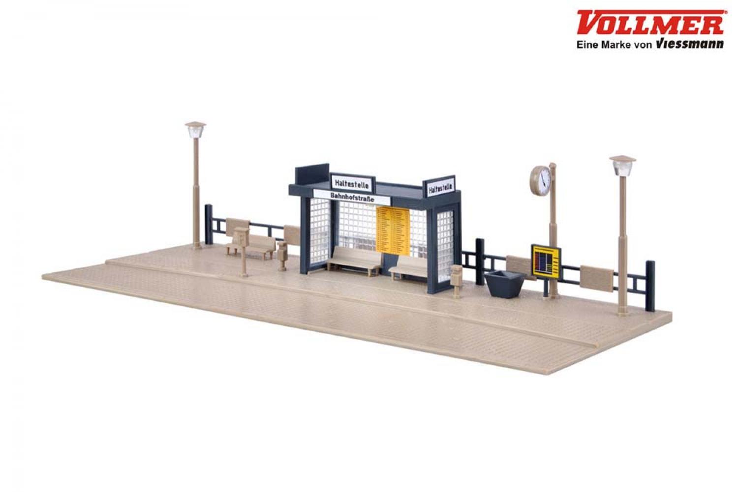 Vollmer 45154 H0 Bushaltestelle (LED)